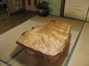一枚板ローテーブル (10)